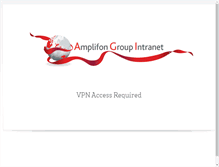 Tablet Screenshot of intranet.amplifon.com